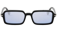 Fendi Selleria Black Rectangular Sunglasses