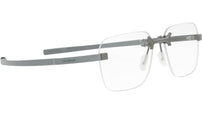 Flex Silver Geometric Eyeglasses