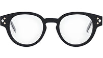 CD DiamondO R1I Black Round Eyeglasses