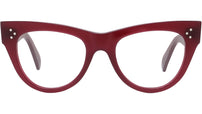 3 Dots Red Cat Eye Eyeglasses