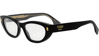 Fendi Roma Black Cat Eye Eyeglasses