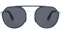 Fendi Light Blue Round Sunglasses