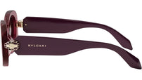 Serpenti Forever Purple Oval Sunglasses