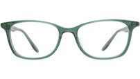 Cassady Green Rectangular Eyeglasses