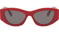 Triomphe Red Geometric Sunglasses