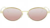 DiorCannage R1U Gold Oval Sunglasses