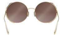 Serpenti Yellow Round Sunglasses