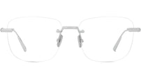 DiorBlackSuitO S3U Palladium Square Eyeglasses