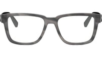 Bvlgari Aluminium Grey Square Eyeglasses