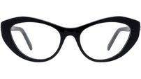 Pearl Black Cat Eye Eyeglasses