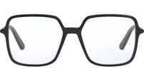 Mini CD O S2I Black Geometric Eyeglasses