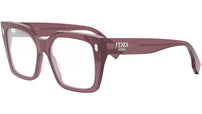 Fendi Roma Violet Square Eyeglasses