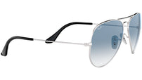 Aviator Gradient RB3025 003/3F Silver Blue