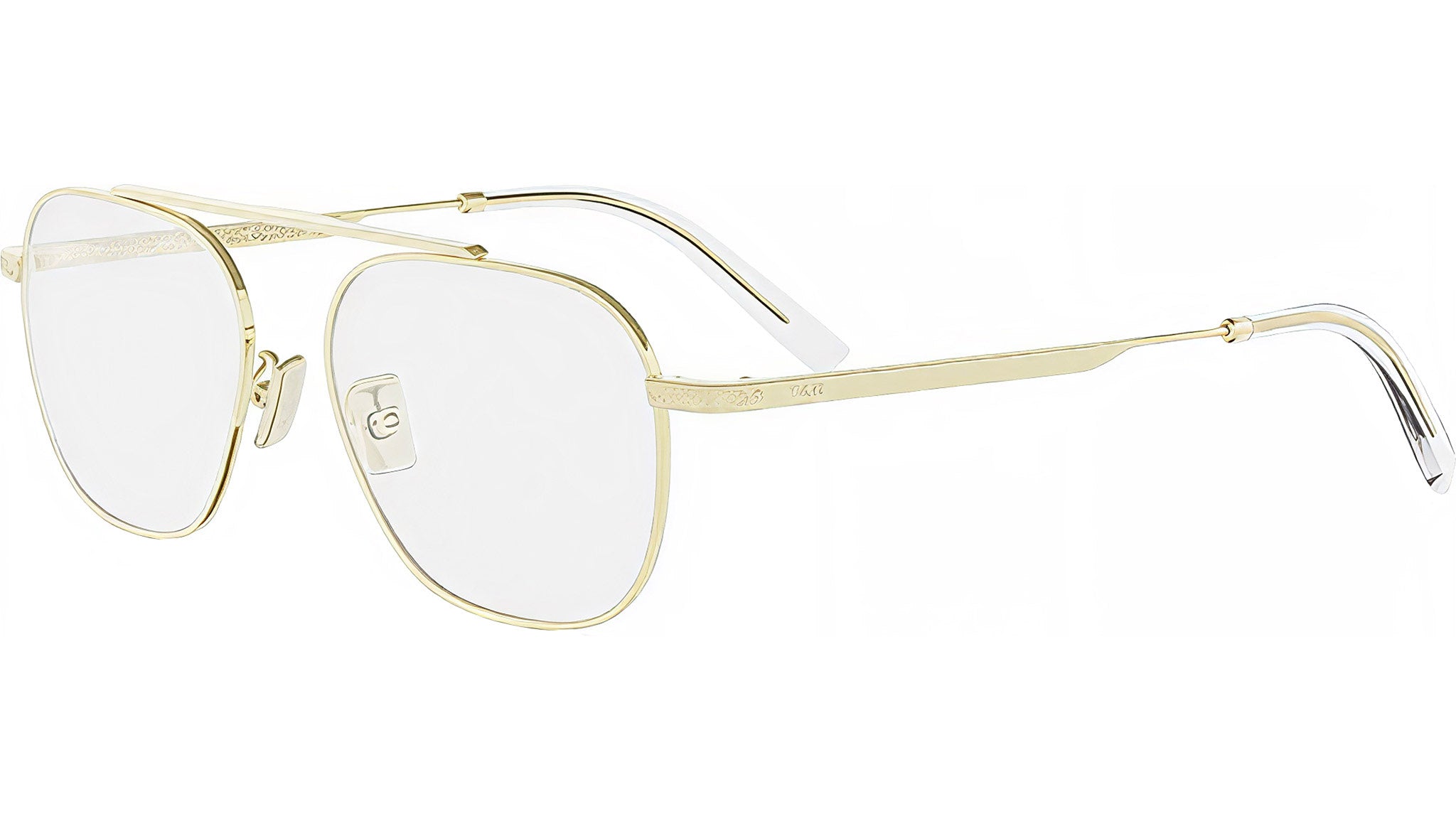 DiorBotanicaO S6U Gold Pilot Eyeglasses