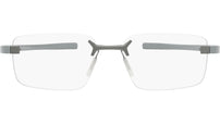 Flex Silver Rectangular Eyeglasses