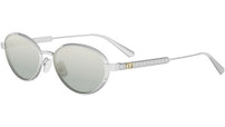 DiorCannage R1U Silver Oval Sunglasses