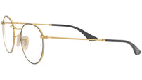 Round Metal Optics RB3447V gold on top black