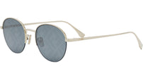 Fendi Travel Yellow Round Sunglasses