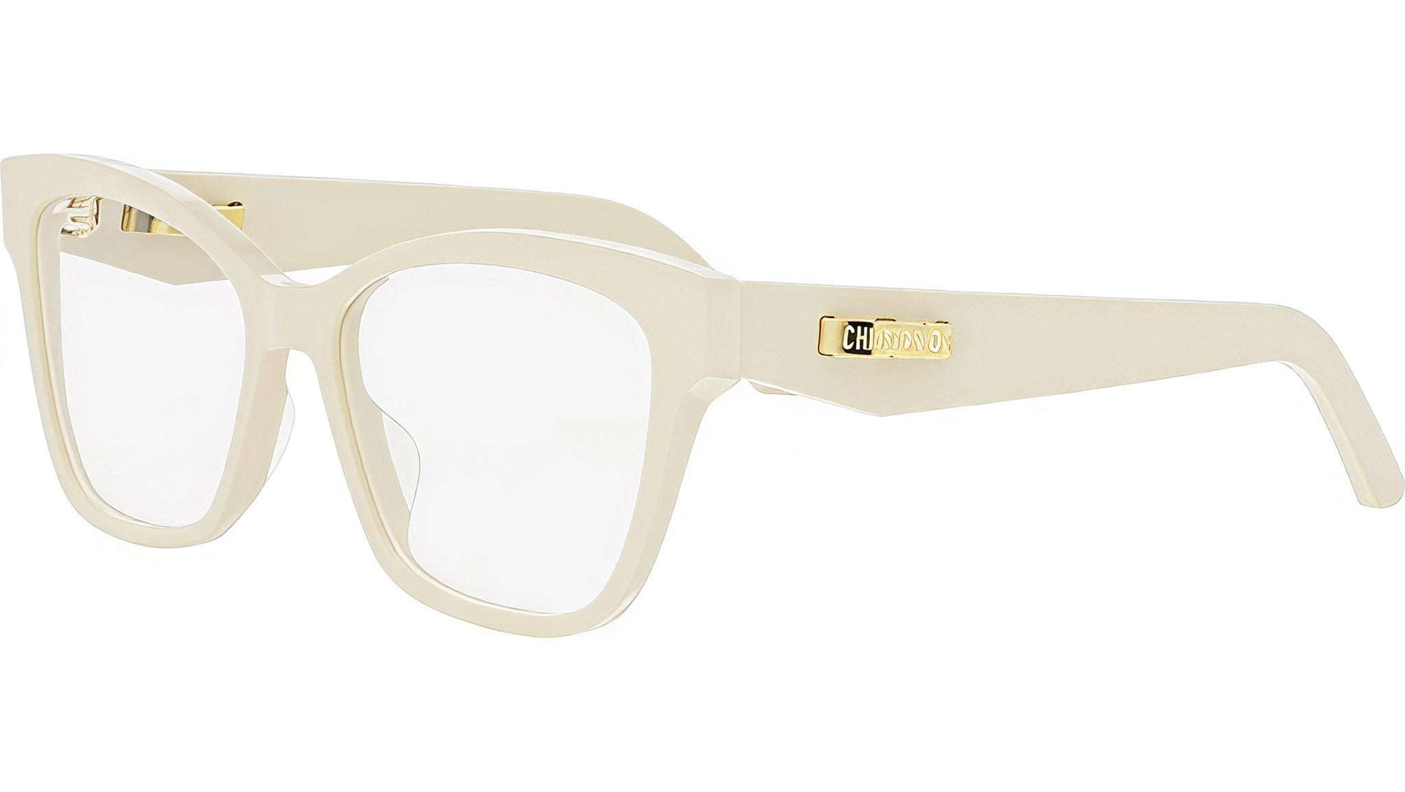 CDiorO S4I White Cat Eye Eyeglasses