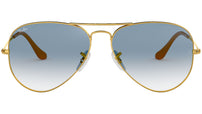 Aviator Gradient RB3025 001/3F Gold Blue