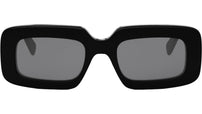 Triomphe Black Rectangle Sunglasses