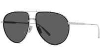 DiorBlackSuit AU Silver Pilot Sunglasses