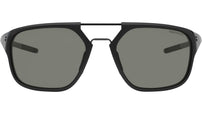 Line Black Square Sunglasses