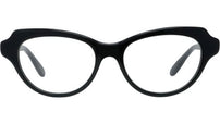 Slim Black Cat Eye Eyeglasses