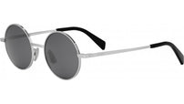 Metal Silver Round Sunglasses