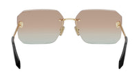Serpenti Gold Geometric Sunglasses