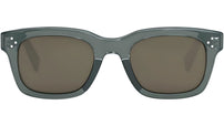 CELINE 3 Dots Transparent Sage Geometric Sunglasses