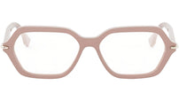FF Diamonds Red Geometric Eyeglasses