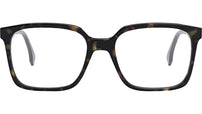 Fendi Fine Havana Rectangular Eyeglasses