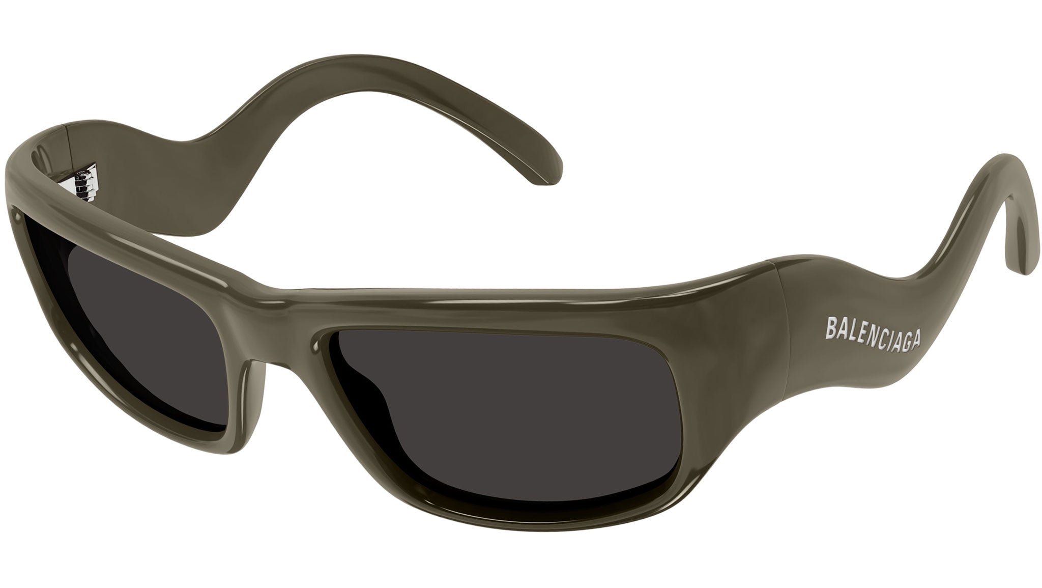 サングラス BALENCIAGA Balenciaga - BB0320S - 004 BROWN BROWN GREY Balenciaga BB0320S Sunglasses 004 Shiny Brown - eye-oo.com