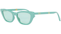 Baguette Azure Cat Eye Sunglasses