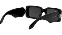 Serpenti Forever Black Rectangular Sunglasses