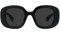 1970 Black Oval Sunglasses