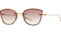 Brandy Gold Cat Eye Sunglasses