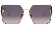 Fendi First Endura Gold Square Sunglasses