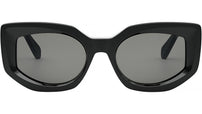CELINE 3 Dots Shiny Black Butterfly Sunglasses