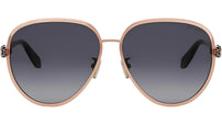 Serpenti Forever Rose Gold Pilot Sunglasses