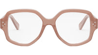 CELINE 3 Dots Pink Glitter Geometric Eyeglasses
