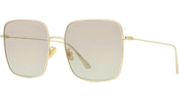 DiorStellaire SU Yellow Geometric Sunglasses