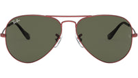 Aviator Classic RB3025 918831 Red Metal Green