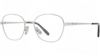 Slim Silver Geometric Eyeglasses