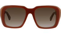 Signature Orange Square Sunglasses