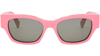 CELINE Monochroms Strawberry Cream Rectangular Sunglasses