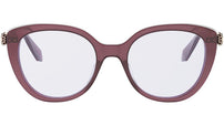 Serpenti Forever Bordeaux Square Eyeglasses