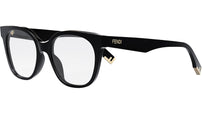 Fendi Way Black Square Eyeglasses