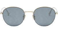 Fendi Travel Yellow Round Sunglasses